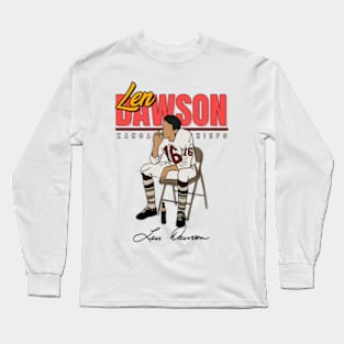 Len Dawson Aesthetic Tribute 〶 Long Sleeve T-Shirt